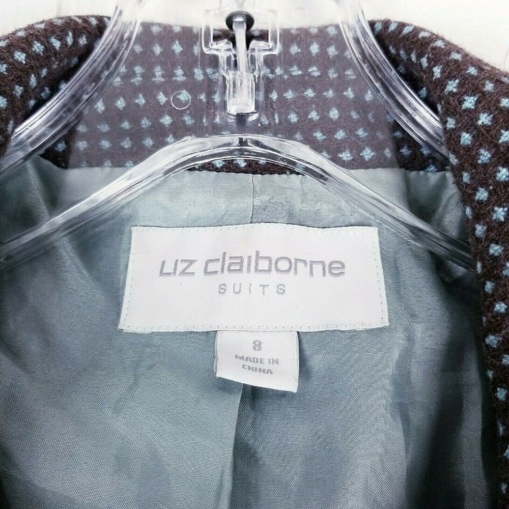 Liz Claiborne Button Blazer Size 8 - Picture 2 of 9
